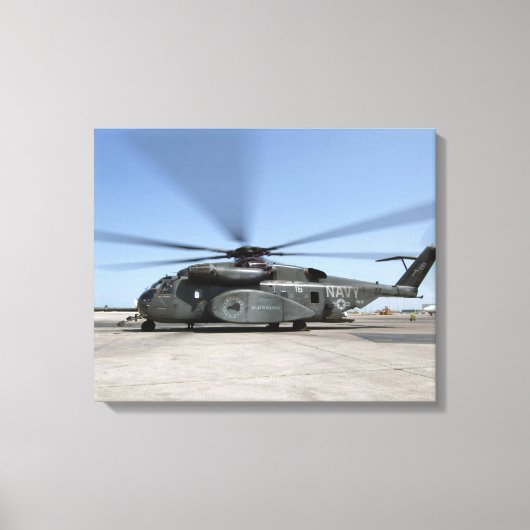 Een MH-53E Zee Dragon helikopter Canvas Afdruk (Voorkant)
