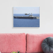 Een MH-60S Seahawk-helikopter Canvas Afdruk (Insitu (Woonkamer))