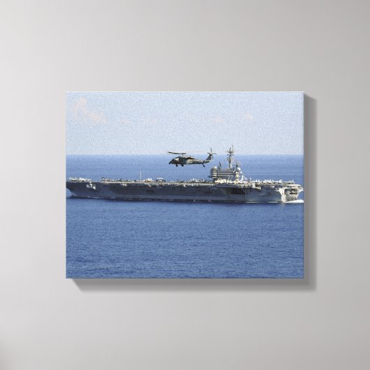 Een MH-60S Seahawk-helikopter Canvas Afdruk (Voorkant)