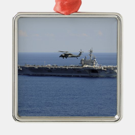 Een MH-60S Seahawk-helikopter Metalen Ornament (Voorkant)