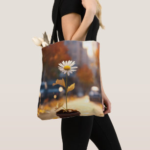 Een micro-kleine kleipot vol met dirt budget tas