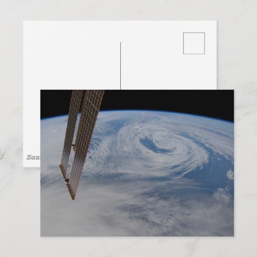 Een mid-atlantisch lagedruksysteem. briefkaart (Voorkant / Achterkant)