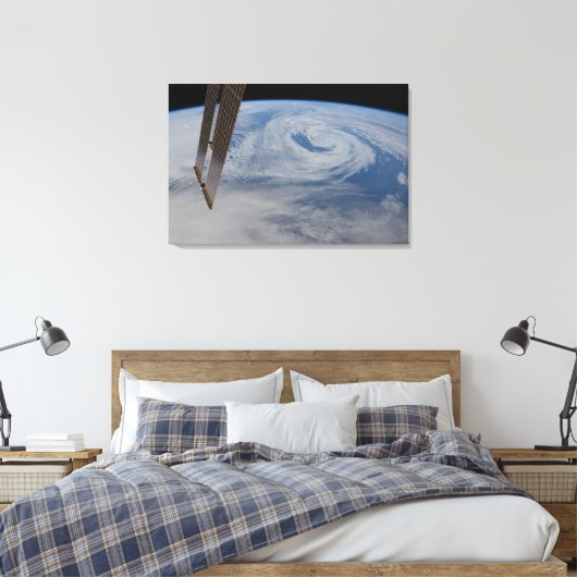 Een mid-atlantisch lagedruksysteem. canvas afdruk (Insitu (Slaapkamer))