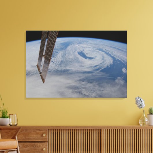 Een mid-atlantisch lagedruksysteem. canvas afdruk (Insitu (Woonkamer))