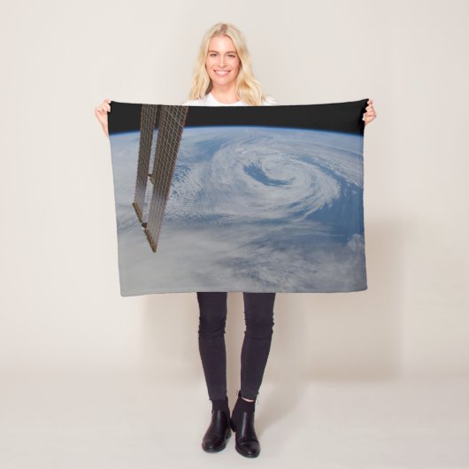 Een mid-atlantisch lagedruksysteem. fleece deken (In situ)