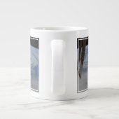 Een mid-atlantisch lagedruksysteem. grote koffiekop (Achterkant)