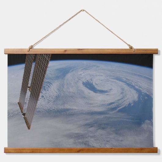 Een mid-atlantisch lagedruksysteem. hangend wandkleed (Voorkant)