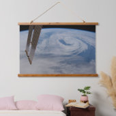 Een mid-atlantisch lagedruksysteem. hangend wandkleed (Slaapkamer)