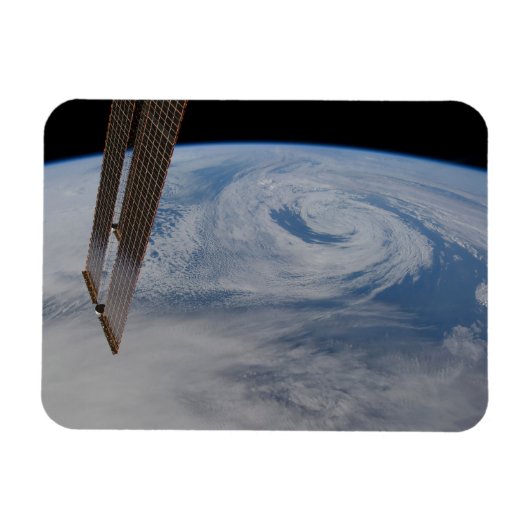 Een mid-atlantisch lagedruksysteem. magneet (Horizontaal)