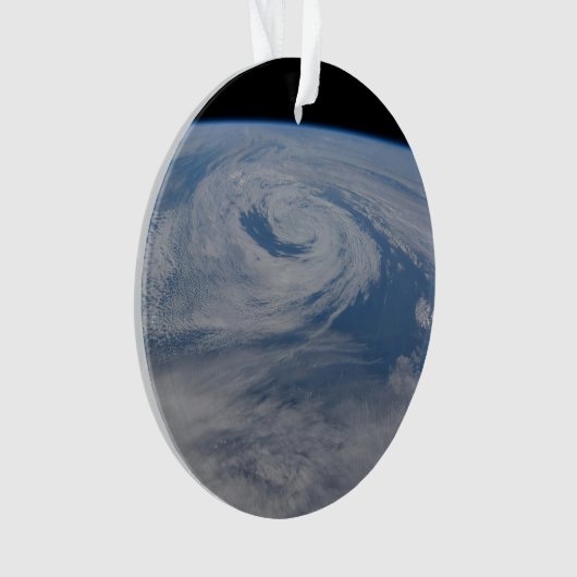 Een mid-atlantisch lagedruksysteem. ornament (voorkant)