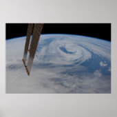 Een mid-atlantisch lagedruksysteem. poster (Voorkant)