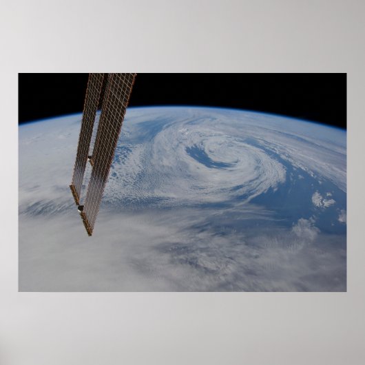 Een mid-atlantisch lagedruksysteem. poster (Voorkant)