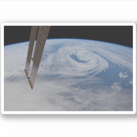 Een mid-atlantisch lagedruksysteem. sticker (Voorkant)