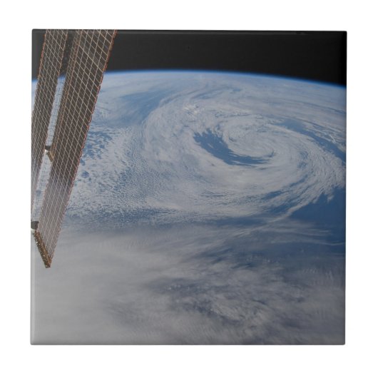 Een mid-atlantisch lagedruksysteem. tegeltje (Voorkant)