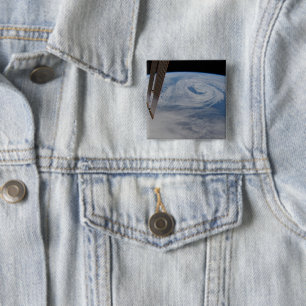 Een mid-atlantisch lagedruksysteem. vierkante button 5,1 cm