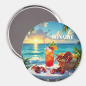 Een middag in bonaire magneet (Voorkant / Achterkant)