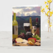 Een middag in het Land van de Wijn Kaart (Gele Bloem)