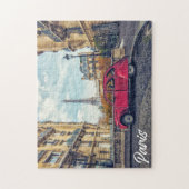 Een middag in Parijs, Frankrijk Legpuzzel (Verticaal)