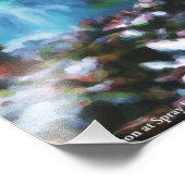 Een middag om de Herfsten van Spray Foto Afdruk (Hoek)