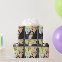 'Een middagaffaire' Schilderij op een Cadeaupapier