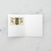 Een middeleeuwse Kerstmis Kaart (Binnen)