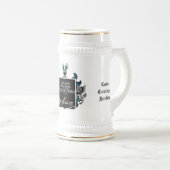 Een middeleeuwse mok met je eigen wapen (Voorkant rechts)