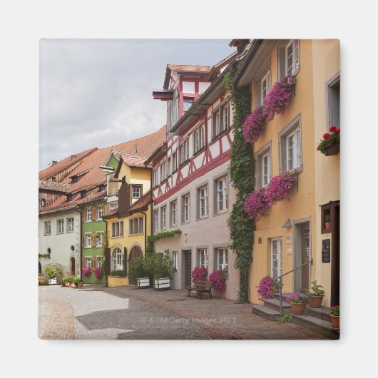 Een middeleeuwse stad die ongewoon goed bewaard wo magneet (Voorkant)