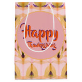 Een middelgrote Fancy Thanksgiving papieren gesche Medium Cadeauzakje (Voorkant)