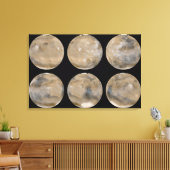 Een Midden-Noordelijke zomer/Zuidelijke winter op  Canvas Afdruk (Insitu (Woonkamer))