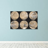 Een Midden-Noordelijke zomer/Zuidelijke winter op  Canvas Afdruk (Insitu (Houten vloer))