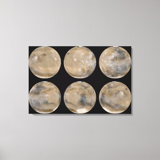 Een Midden-Noordelijke zomer/Zuidelijke winter op  Canvas Afdruk (Voorkant)