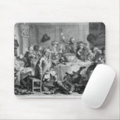 Een middennachtelijke moderne discussie muismat (Met muis)