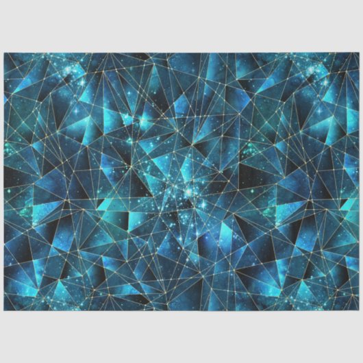 Een Middernacht Kristal Serie Design 9 Tissuepapier (Voorkant)