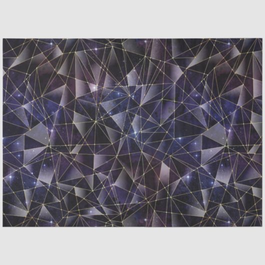 Een midnight Crystal-serie Design 14-weefselpapier Tissuepapier (Voorkant)