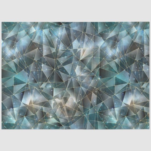 Een Midnight Crystal Series Design 13 Tissuepapier (Voorkant)