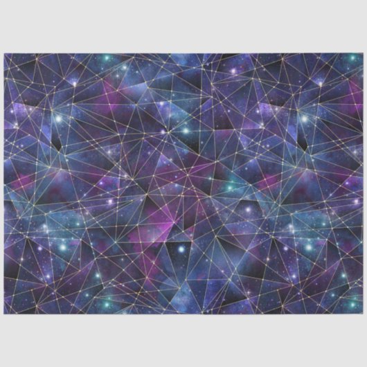 Een Midnight Crystal Series Design 14 Tissuepapier (Voorkant)