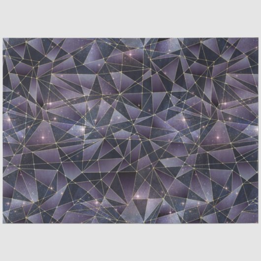 Een Midnight Crystal Series Design 6 Tissuepapier (Voorkant)