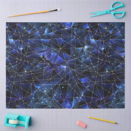 Een midnight Crystal Series-ontwerp 4 Tissuepapier (Craft)