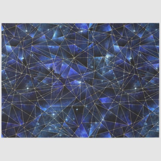 Een midnight Crystal Series-ontwerp 4 Tissuepapier (Voorkant)