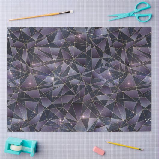 Een midnight Crystal Series-ontwerp 6 Tissuepapier (Craft)