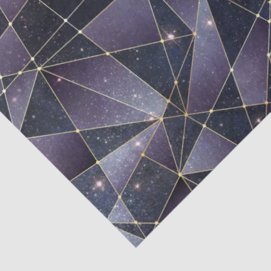 Een midnight Crystal Series-ontwerp 6 Tissuepapier (Detail)