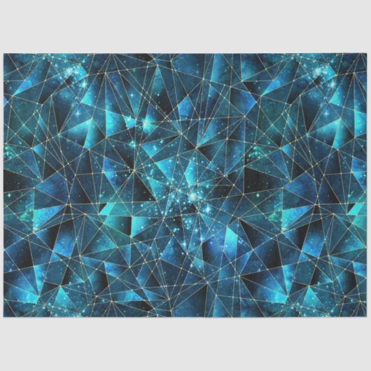 Een midnight Crystal Series-ontwerp 9 Tissuepapier (Voorkant)