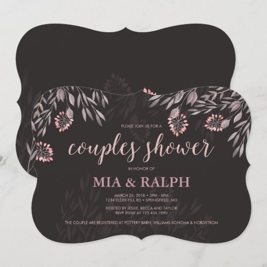 Een midzomernacht droom bruiloft koppels douche kaart (Voorkant / Achterkant)