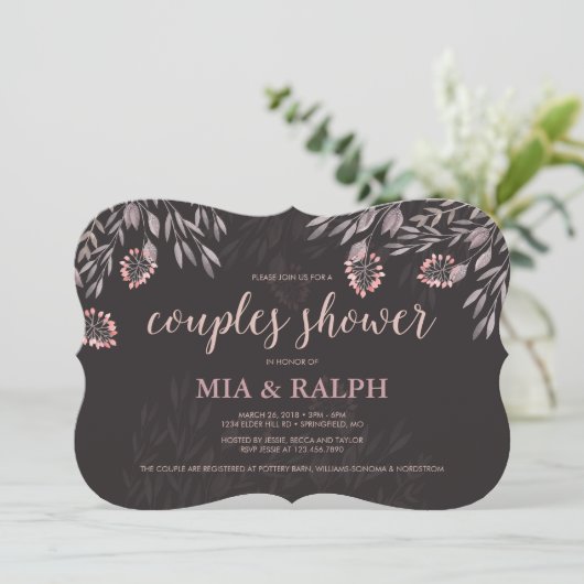 Een midzomernacht droom bruiloft koppels douche kaart (Staand voorkant)