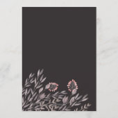 Een midzomernacht droom bruiloft Menu (Achterkant)