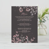 Een midzomernacht droom bruiloft Menu (Staand voorkant)