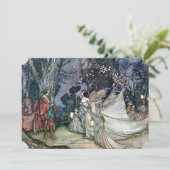 Een midzomernacht droom bruiloft uitnodiging (Staand voorkant)