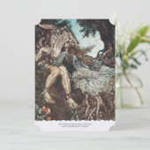 Een midzomernacht droom bruiloft uitnodiging (Staand voorkant)