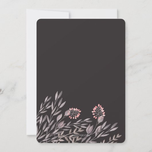 Een midzomernacht droom bruiloft verlovingsfeest kaart (Achterkant)