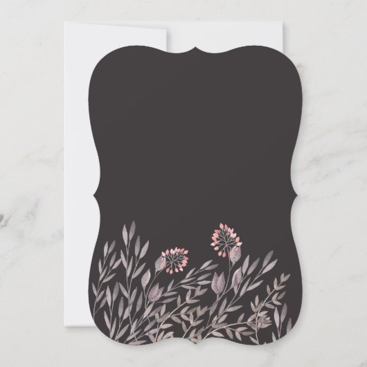 Een midzomernacht droombruiloft kaart (Achterkant)